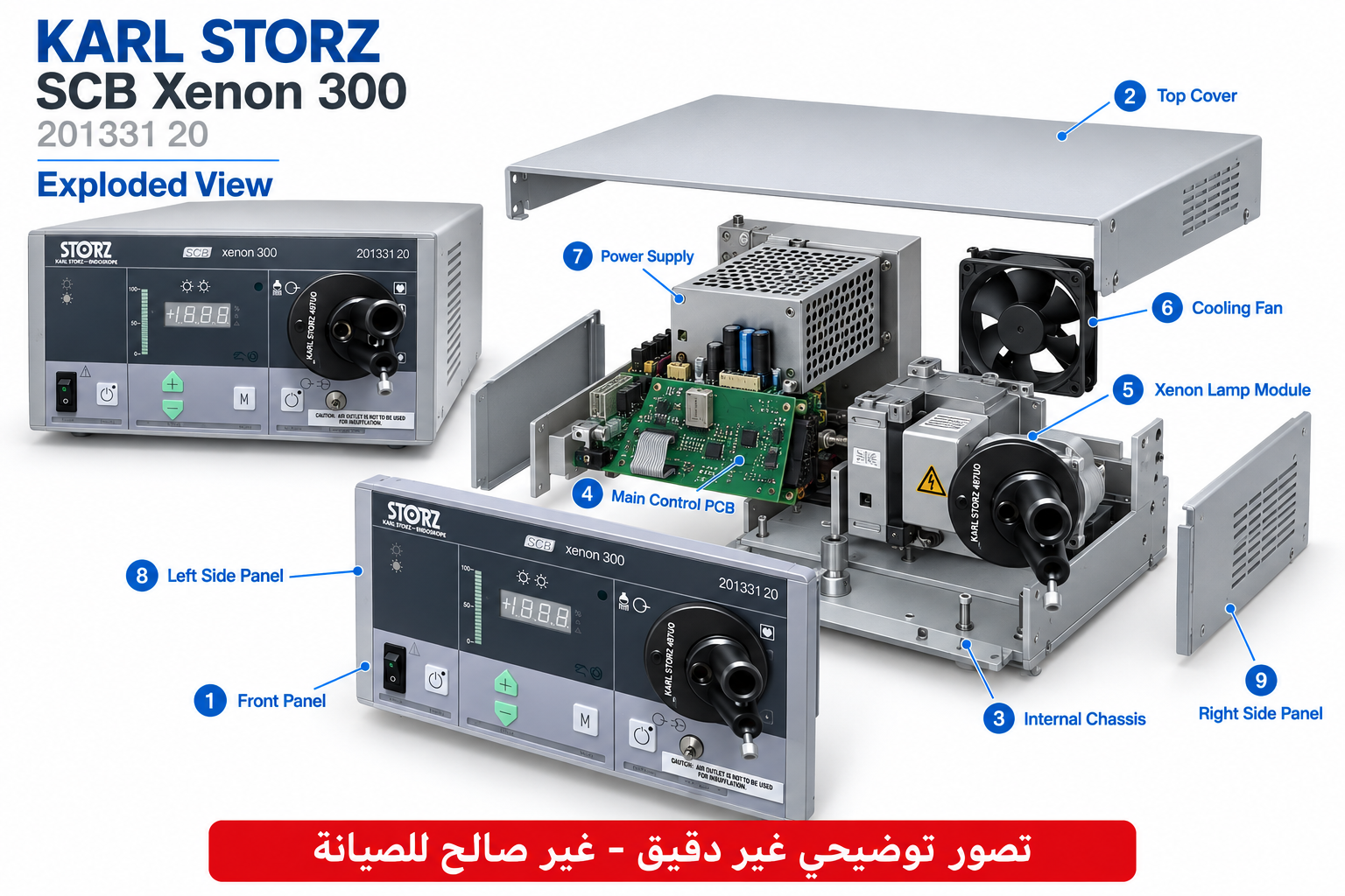 Light Source Storz Xenon 300 - 6